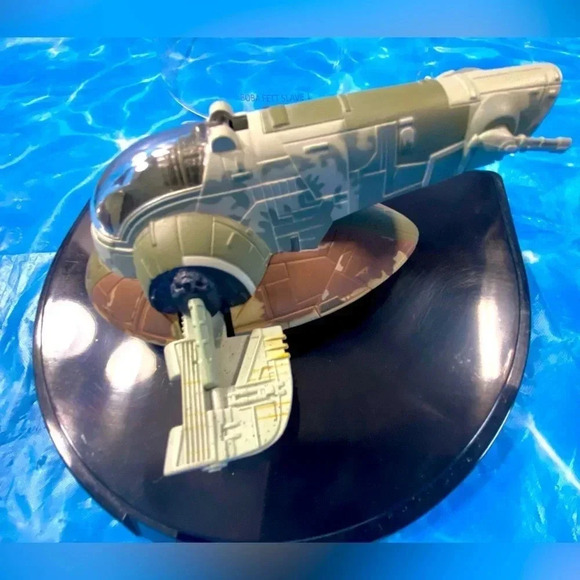 Star Wars - Boba Fett SLAVE 1 Ultra Titanium Series Diecast  Vehicle Hasbro 2006 - Picture 1 of 16